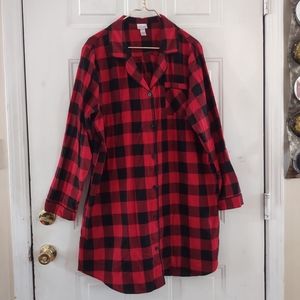 Wondershop Holiday Buffalo Check Plaid Flannel Women's Sleepwear.Size XXL